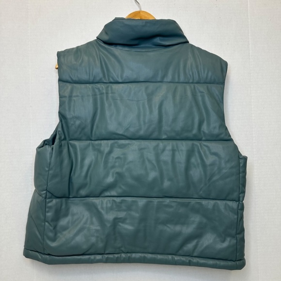 Bagatelle Collection Teal/Green Puffer Vest size Large - Picture 2 of 11